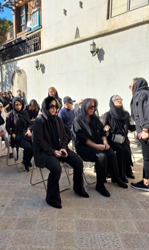 مراسم تشییع رضا داوودنژاد