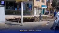 شکاف ۱۵ متری در قلب اصفهان! 