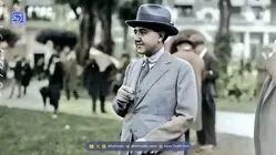 عکس زیرخاکی از مادر احمدشاه قاجار با گربه 