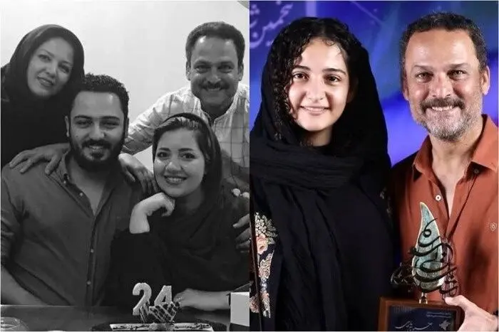 حسین یاری و همسرش