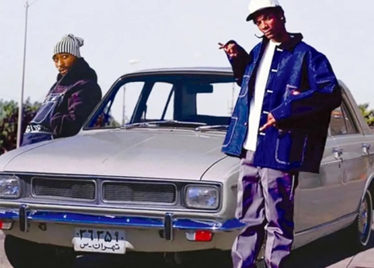 عکس یادگاری اسنوپ‌داگ و ‌توپاک‌ با پیکان