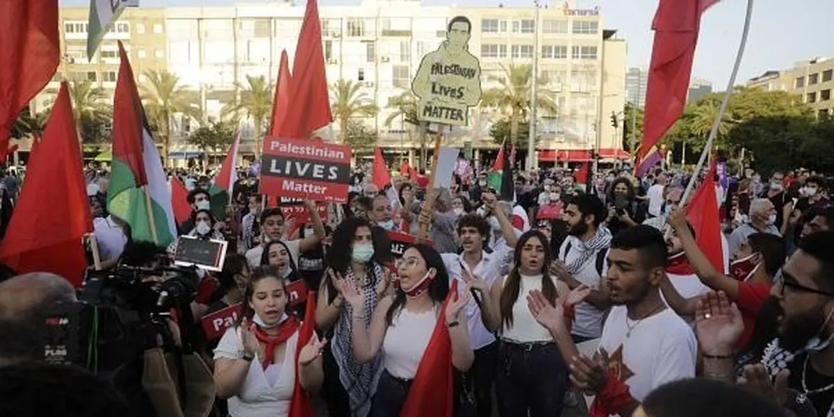 اسرائیلی‌ها در حمایت از مردم فلسطین تظاهرات کردند
