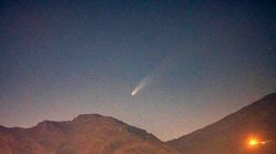 ببینید | عبور ستاره دنباله‎‌دار از فراز آسمان تهران