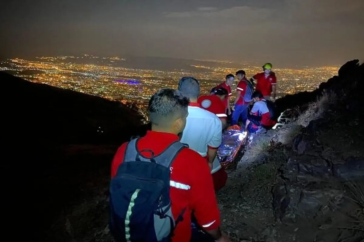 نجات جوان ۲۹ ساله در ارتفاعات شمال تهران