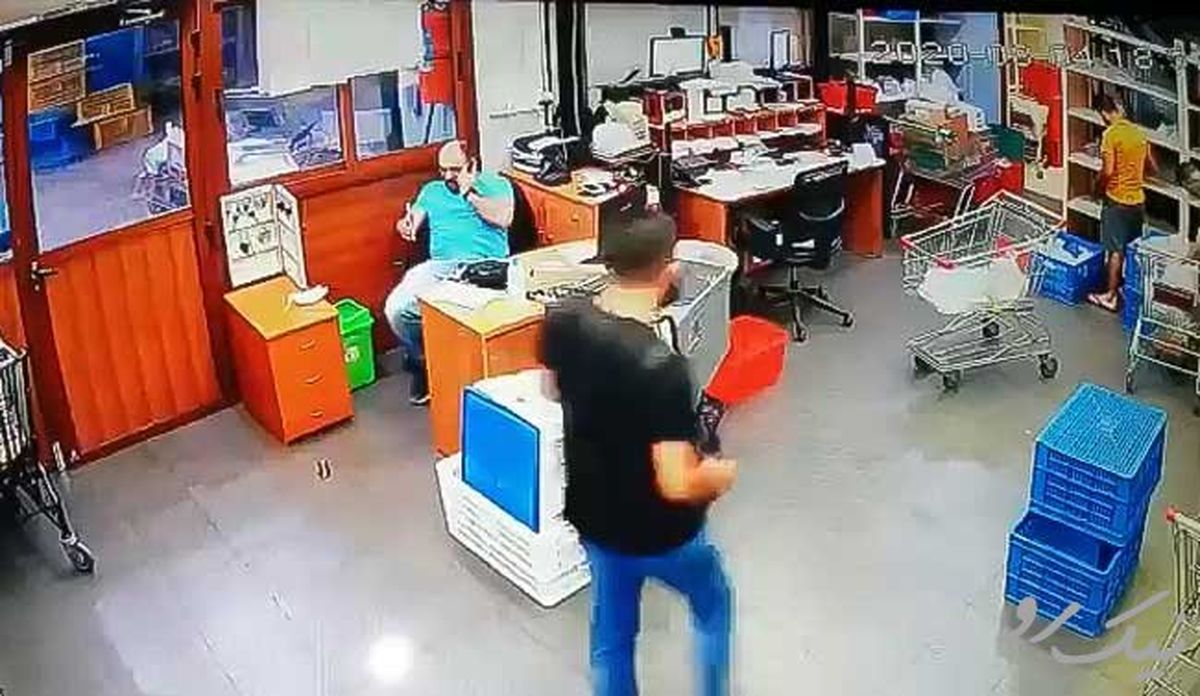ثبت لحظه انفجار بیروت توسط دوربین مداربسته