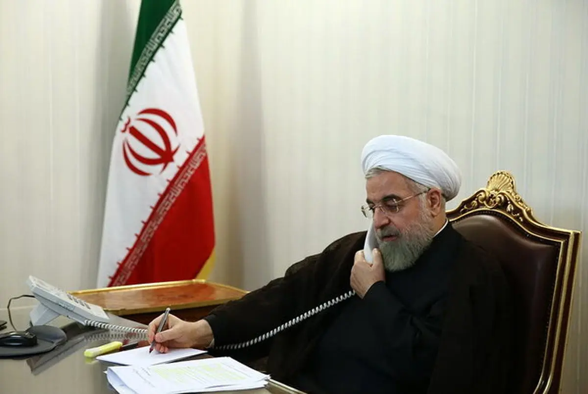 تماس مهم تلفنی روحانی با مکرون