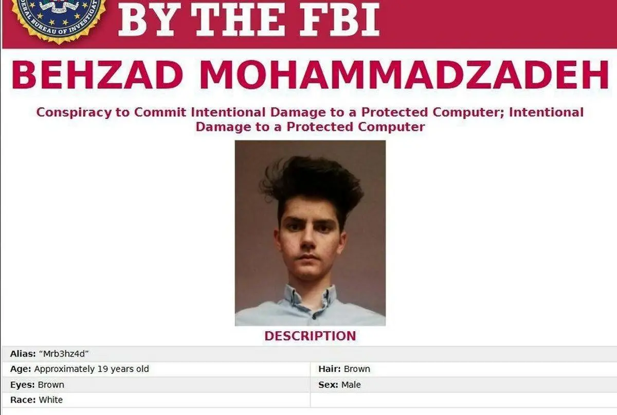 عکس | FBI یک جوان ایرانی را تحت تعقیب قرار داد