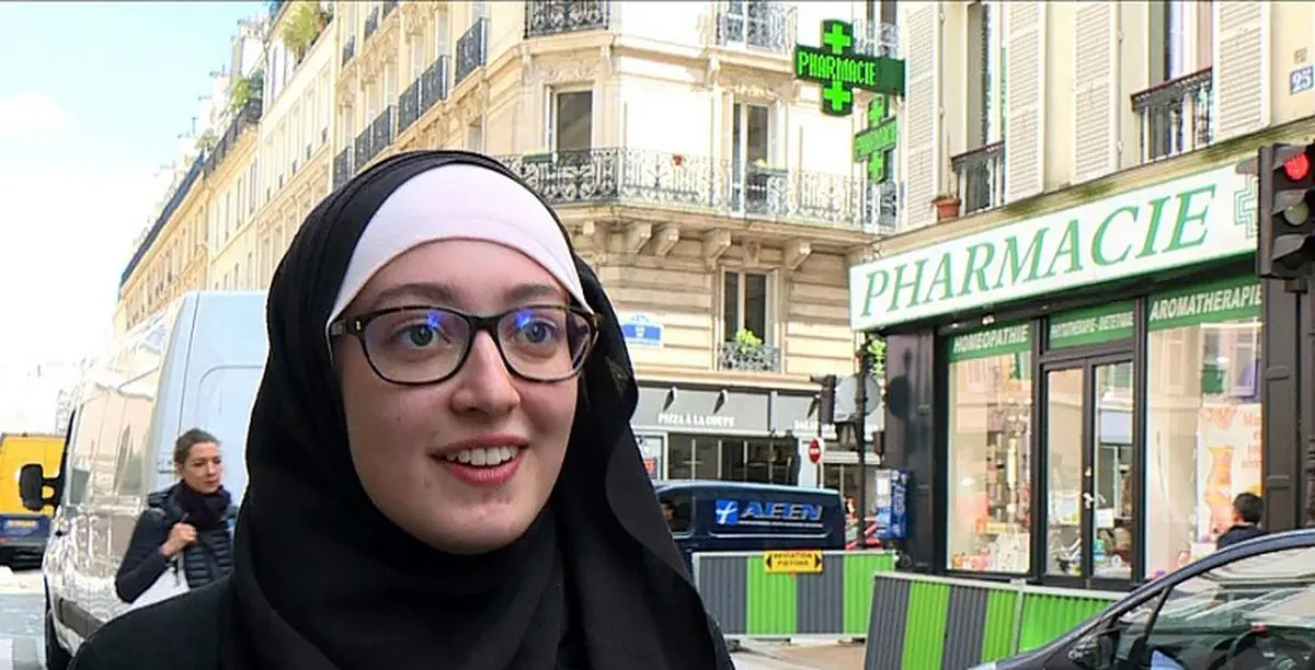دانشجوی محجبه جلسه پارلمان فرانسه را به هم ریخت