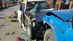 ببینید | تصادف وحشتناک نیسان آبی با پراید