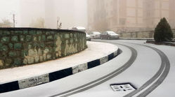 ببینید | اولین بارش برف پاییزی در تهران