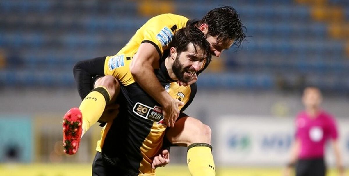 ببینید | گل انصاریفرد در پیروزی آاک مقابل آپولون
