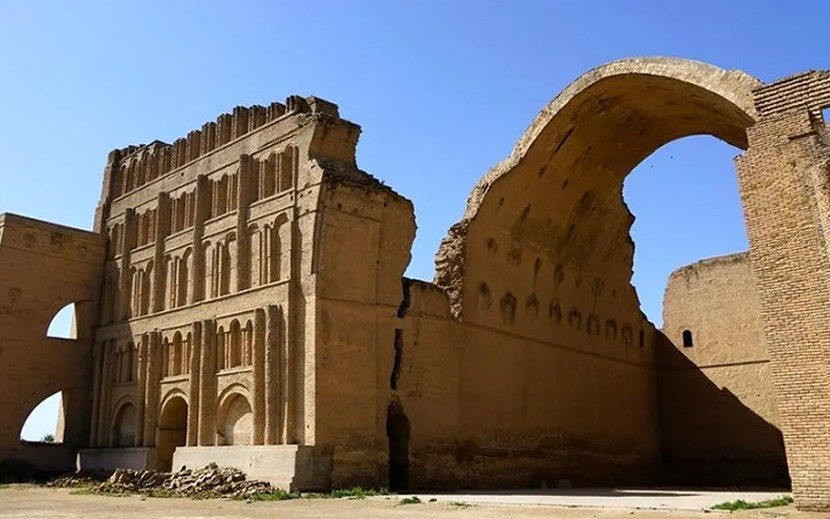 بخشی از طاق کسری در عراق فرو ریخت