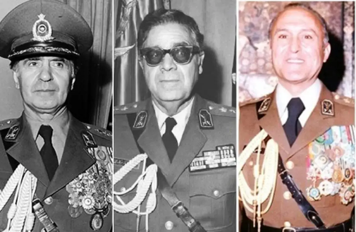 داستان سه ارتشبد و یک سپهبد