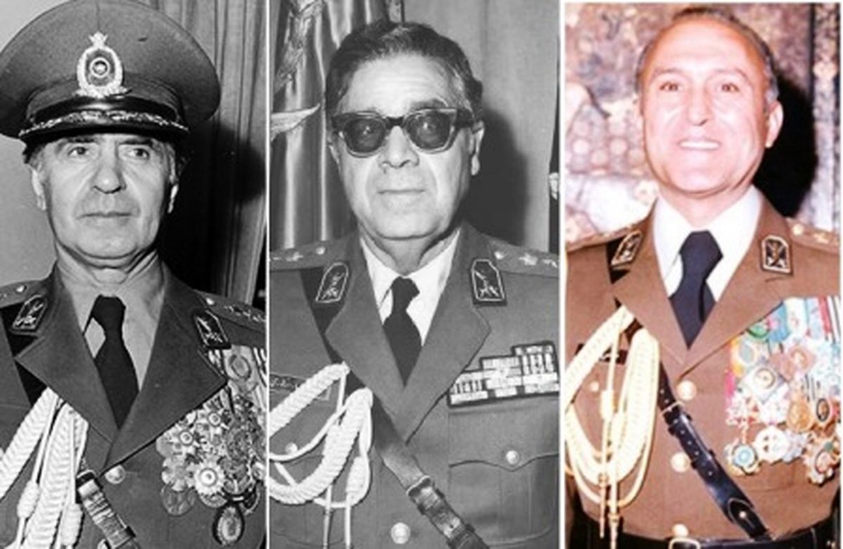 داستان سه ارتشبد و یک سپهبد