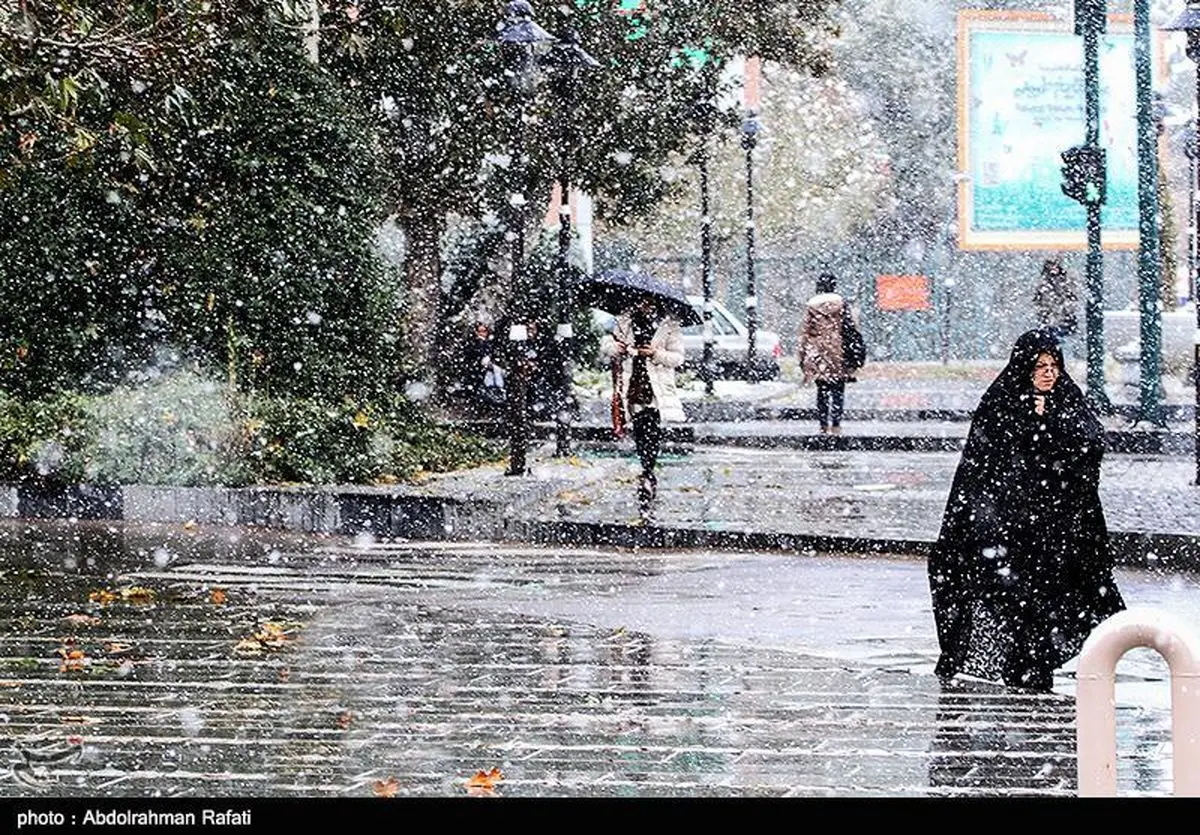 تشدید بارش باران و برف در کشور