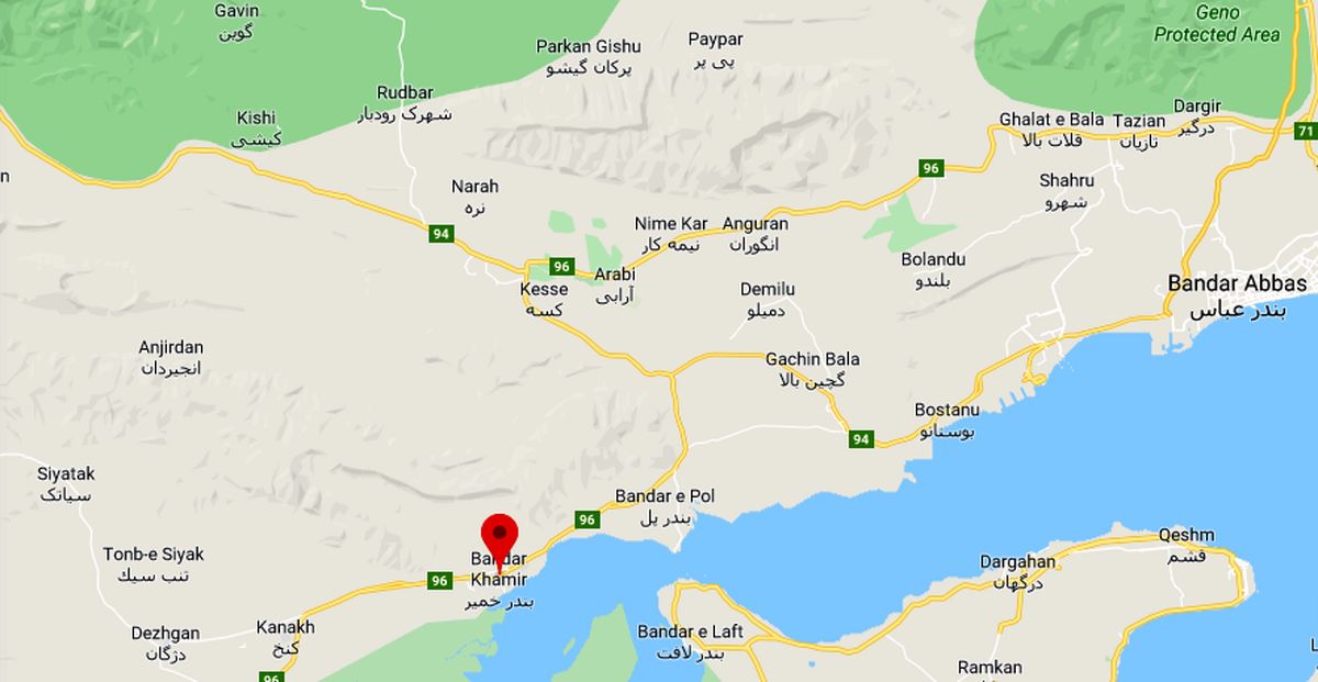 وقوع زلزله ۴.۱دهم ریشتری در بندر خمیر هرمزگان