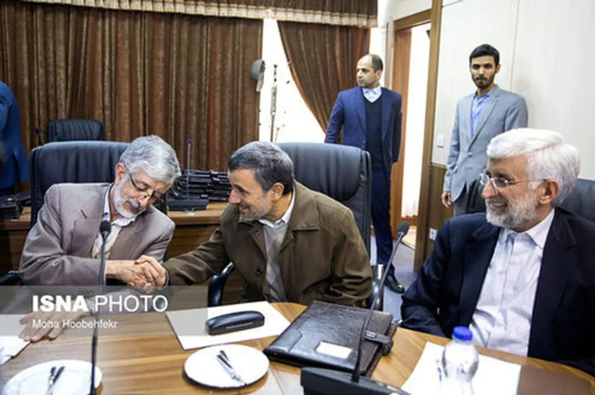 پاسخ تند احمدی‌نژاد به اظهارات اخیر حدادعادل