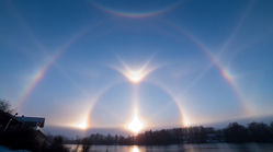 ببینید | ظهور چهار خورشید در آسمان سوئد