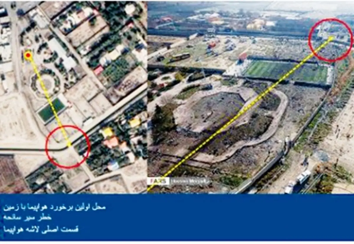 جزئیات گزارش سانحه هواپیمای‌ اوکراینی