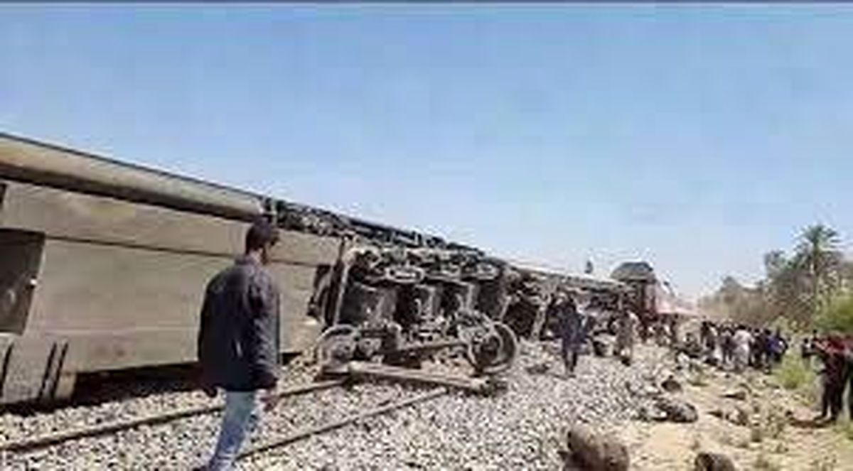 برخورد وحشتناک قطارها در مصر