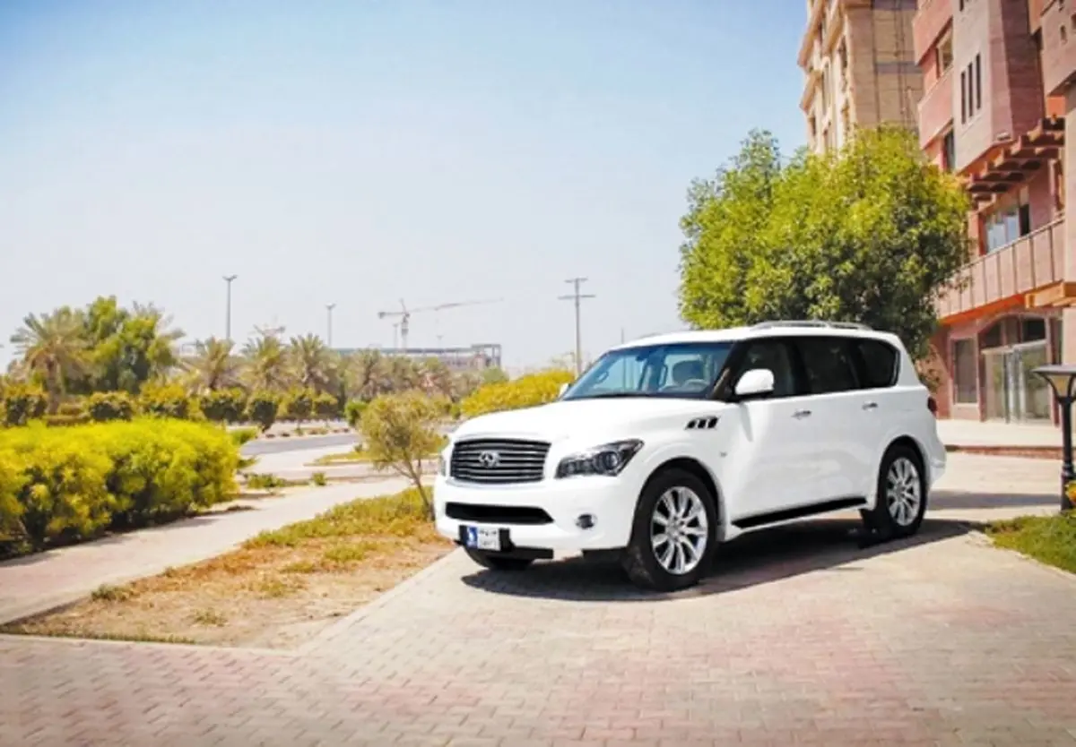 اینفینیتی QX80‌؛ زشت‌ترین شاسی‌بلند منطقه آزاد