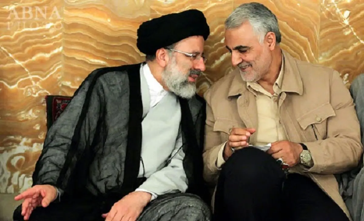 رئیسی کنار مزار سردار سلیمانی اعلام نامزدی می‌کند