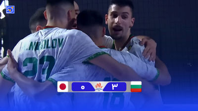 خلاصه والیبال ژاپن 3 - فرانسه 2 (لیگ ملت‌های والیبال)