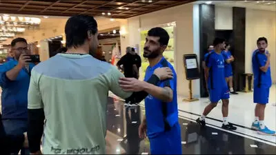 خوش‌وبش گرم محسن فروزان و بهنام برزای، استقلالی‌های قدیمی در هتل المپیک!