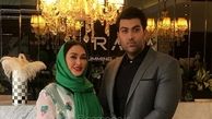«الهام حمیدی» و همسرش با چهره ای متفاوت