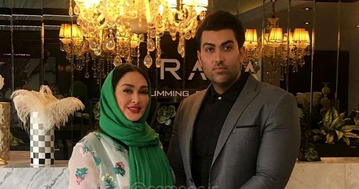 «الهام حمیدی» و همسرش با چهره ای متفاوت