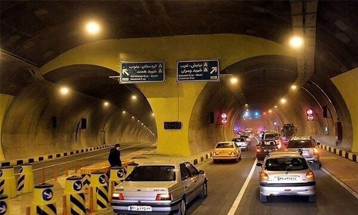 تونل نیایش تهران امشب مسدود میشود / علت چیست؟