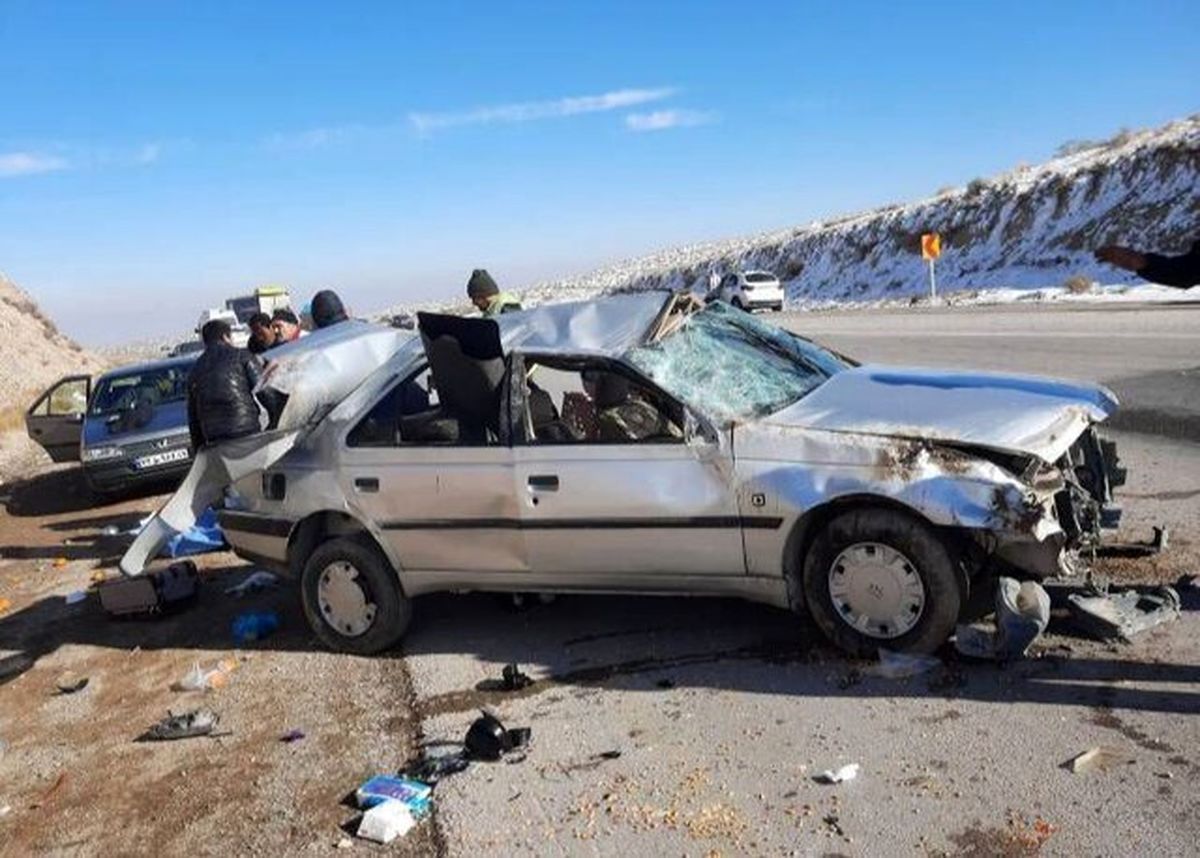 مرگ ۲ نفر براثر واژگونی خودرو در استان سمنان