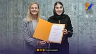 امضای ناهید کیانی روی دیوار المپیک