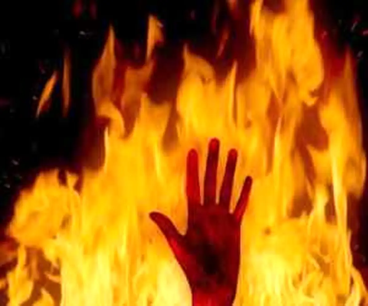 آتش زدن شوهر به دلیل توهم توطئه!