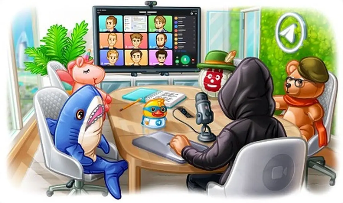 رونمایی از نسخه جدید تلگرام با تماس ویدئویی گروهی