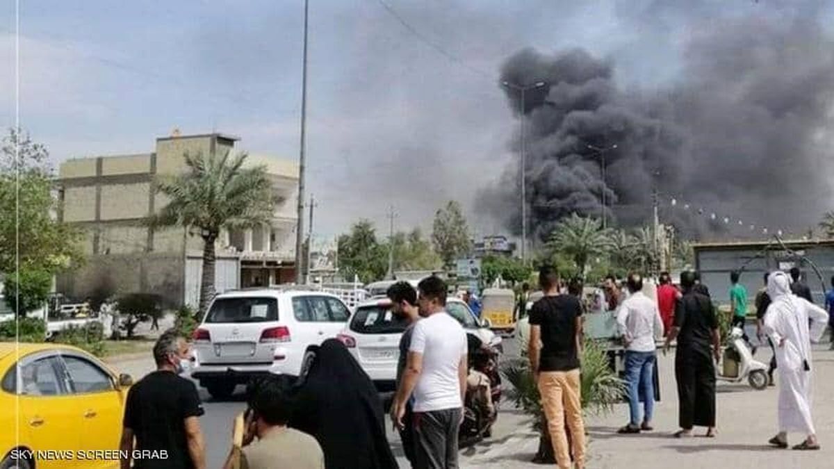 اولین تصاویر از انفجار مرگبار بازار بغداد را ببینید