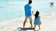 دختر بانمک کریم انصاری فرد با پیراهن تیم ملی