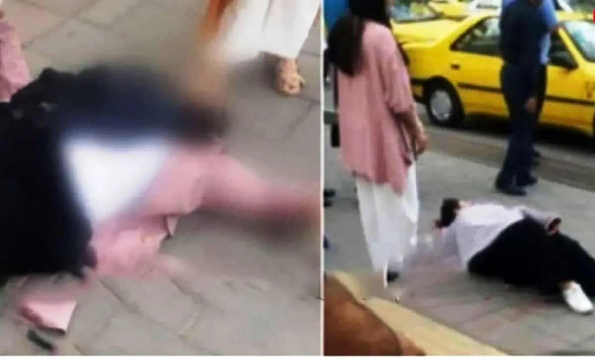 ‌دو بار زیر گرفتن‌ به بهانه تذکر بدحجابی