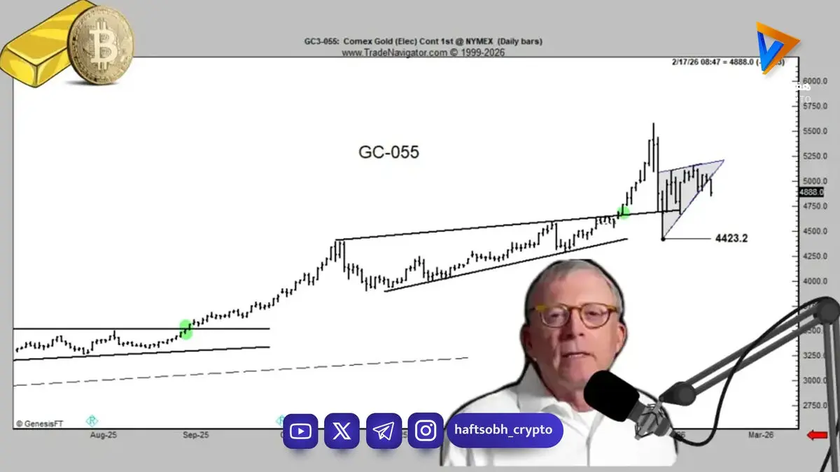 تحلیلگر مشهور هشدار داد: بیت‌کوین به اوج برمی‌گردد، طلا در مسیر سقوط سنگین!