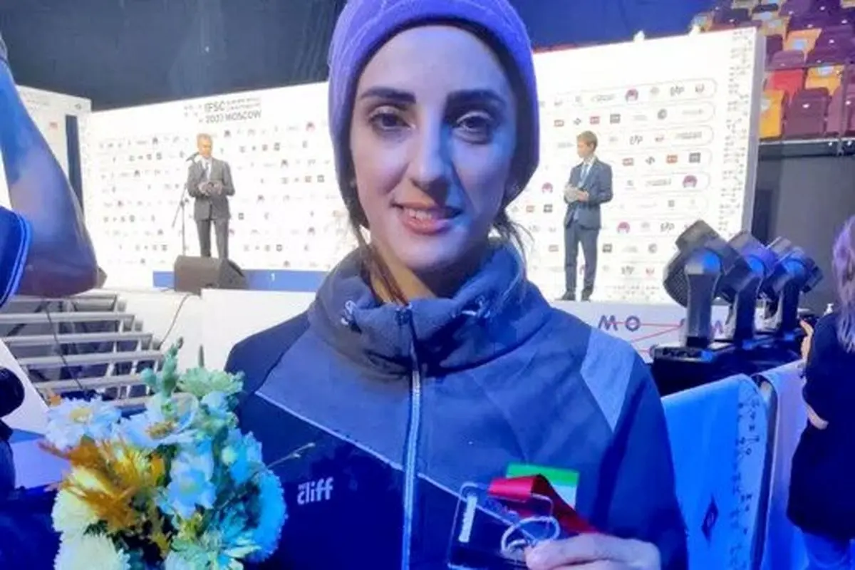 شاهکار دختر سنگ‌نورد ایران در مسابقات جهانی