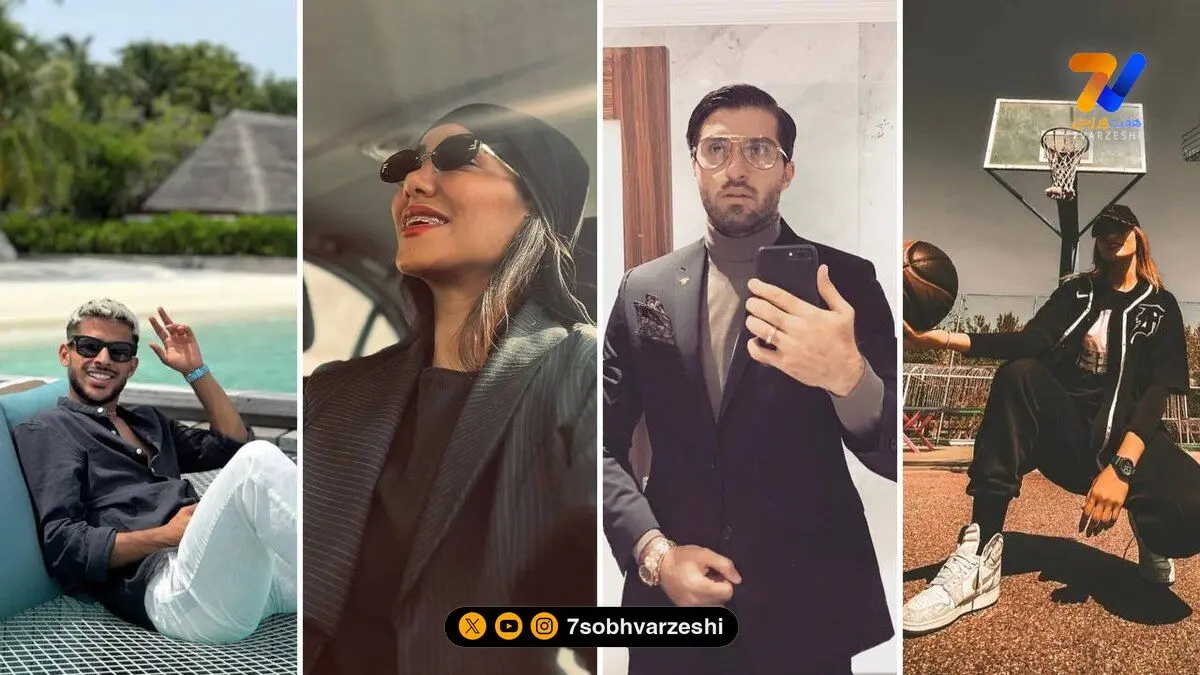 قاب ورزشی | فائزه، مهدی، الناز قاسمی و کریم انصاری‌فرد