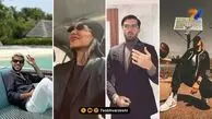 قاب ورزشی | فائزه، مهدی، الناز قاسمی و کریم انصاری‌فرد