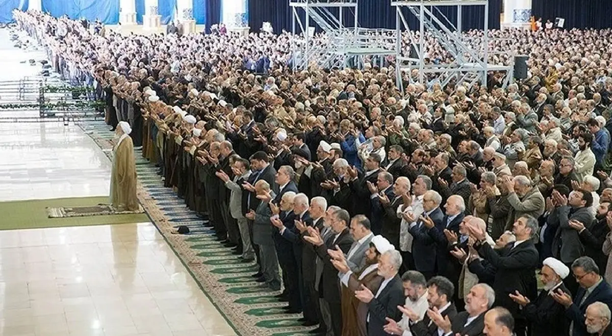 حاج علی اکبری خطیب نماز جمعه تهران بعد از وقفه ۲۰ ماهه