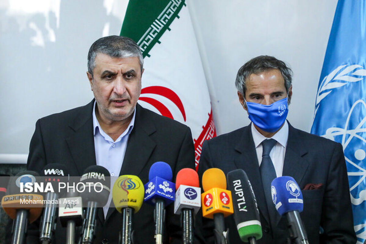 در نشست خبری گروسی و اسلامی چه گذشت؟