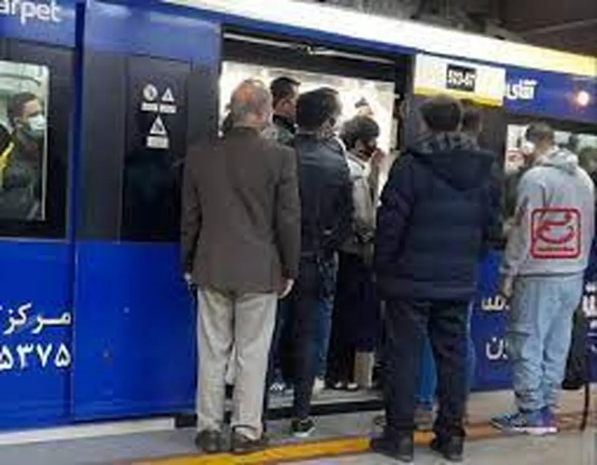 ببینید | وضعیت امروز صبح مترو پایتخت در ایستگاه ابن‌سینا