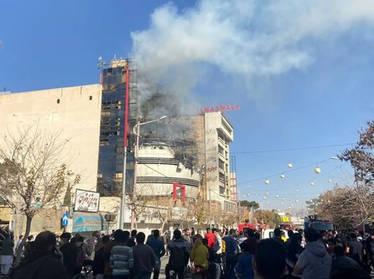 جزییات وقوع آتش‌سوزی در برج صالح‌المهدی کرمان