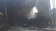 حریق دو کارگاه مبل سازی در خیابان خلازیر