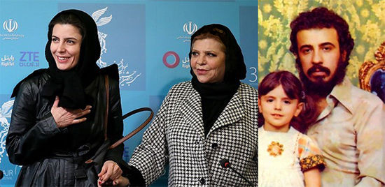پدر و مادر لیلا حاتمی