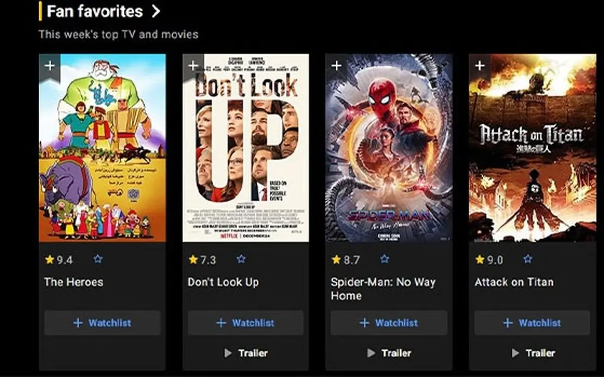 «پهلوانان» در IMDB از جمع ۲۵۰ سریال برتر خارج شد