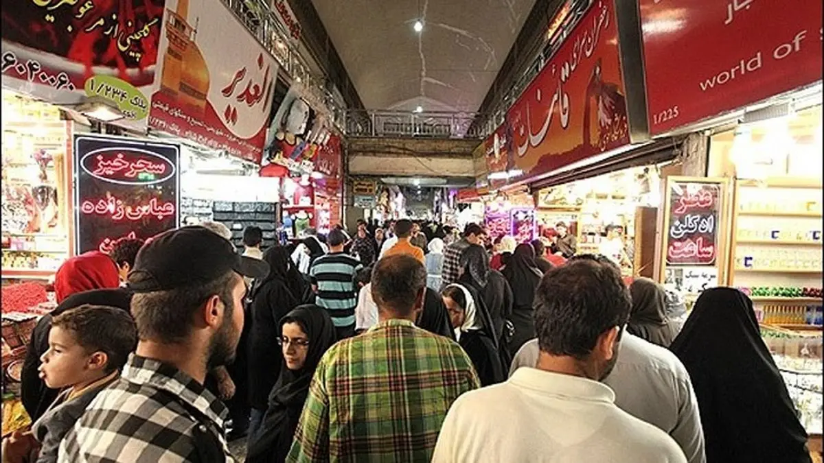 هک سیستم صوت داخلی بازار رضای مشهد و پخش شعارهای هنجارشکن